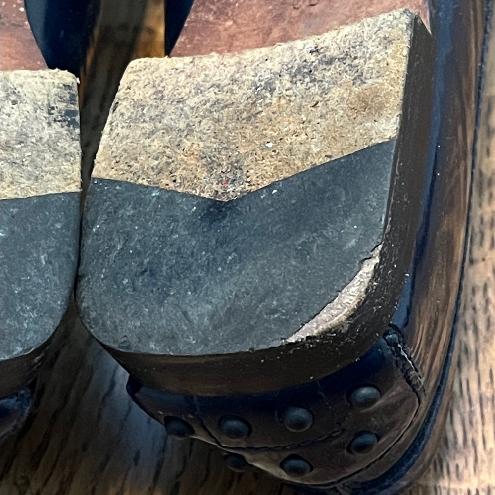 Tod’s Blue Patent Leather Penny Driving Loafers - Picture 9 of 13